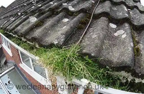 Glasgow blocked gutter