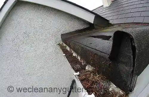 Walton-on-the-Hill blocked gutter