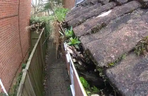 Windsor blocked gutter